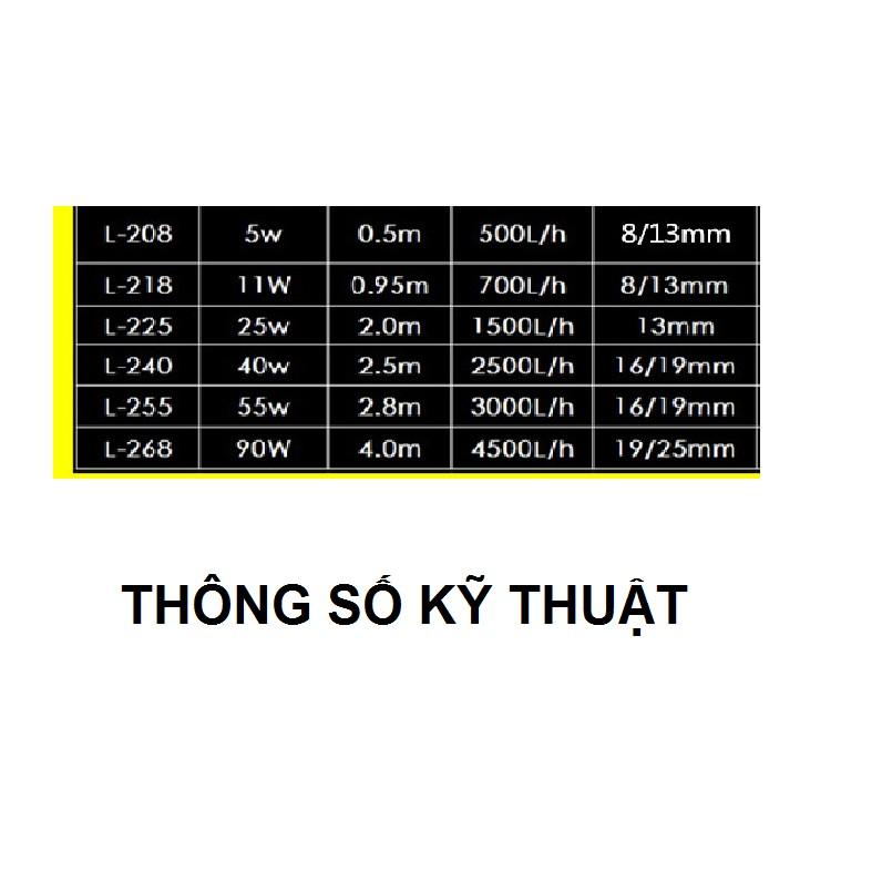MÁY BƠM CHÌM 220v 5w-15w-25w-40w-55w - Máy bơm hồ cá
