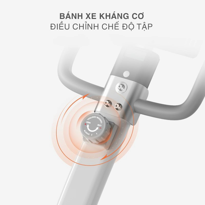 Xe Đạp Tập Thể Dục Tại Nhà Kết Hợp Tay Chân JOBUR XBIKE Hiển Thị Đầy Đủ Chỉ Số - Hàng Chính Hãng