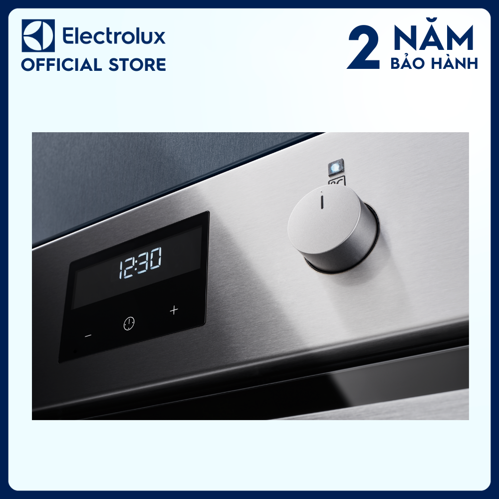 Lò nướng âm tủ Electrolux 60cm UltimateTaste 500 dung tích 72L KODGH70TXA, Công nghệ nướng hơi nước tiên tiến [Hàng chính hãng]