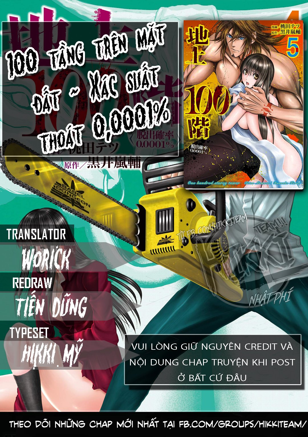 100 tầng trên mặt đất ~ xác suất thoát 0,0001% chapter 8 1