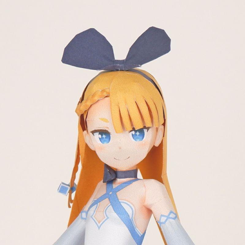 Mô hình giấy anime girl Anime VTuber Alicia Solid