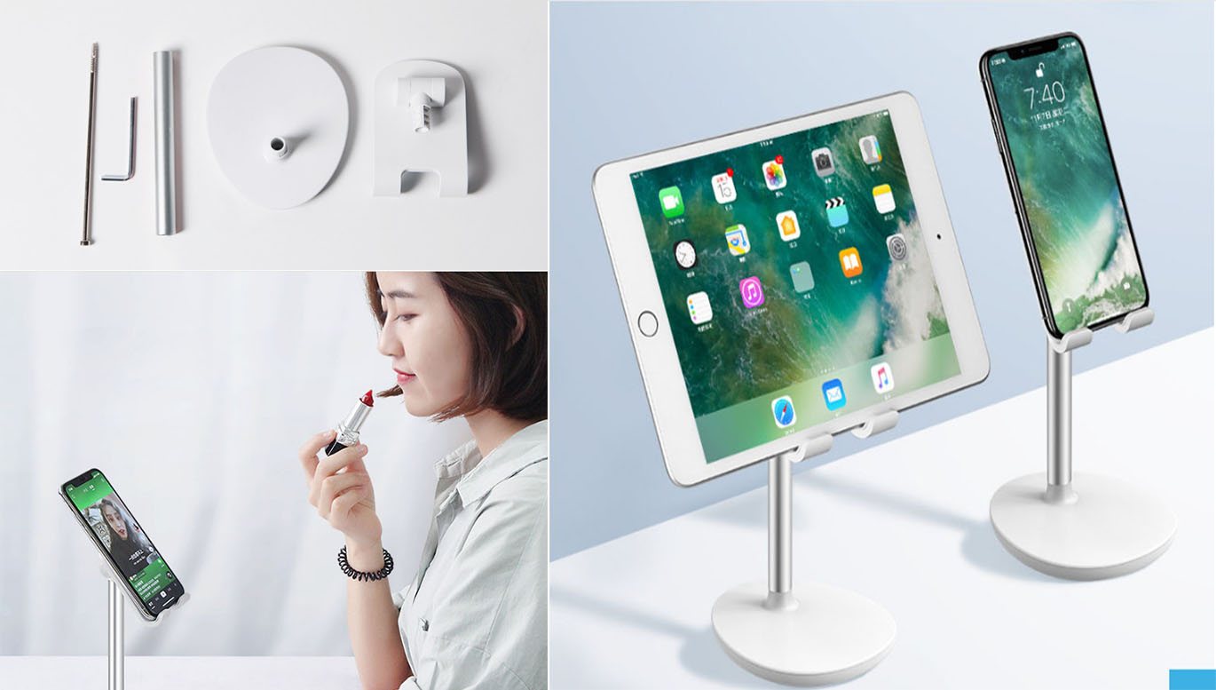 Giá để điện thoại ipad livestream,xem quay phim đa năng