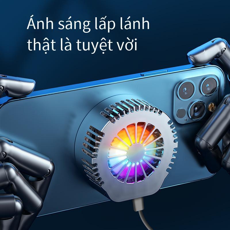 Bộ tản nhiệt điện thoại di động bán dẫn hút nam châm kiểu mới nhất GT07 làm mát phẳng thần rung làm mát điện thoại di động trực tiếp