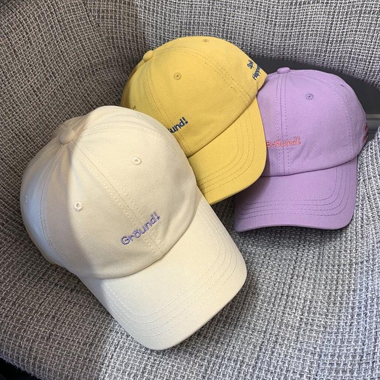 Mũ lưỡi trai Nón kết thêu chữ Ground And Butter phong cách Ulzzang form unisex nam nữ