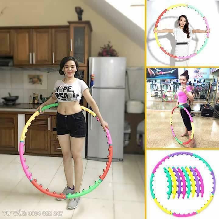 Vòng Lắc Giảm Eo Massage Hula Hoop Hàn Quốc