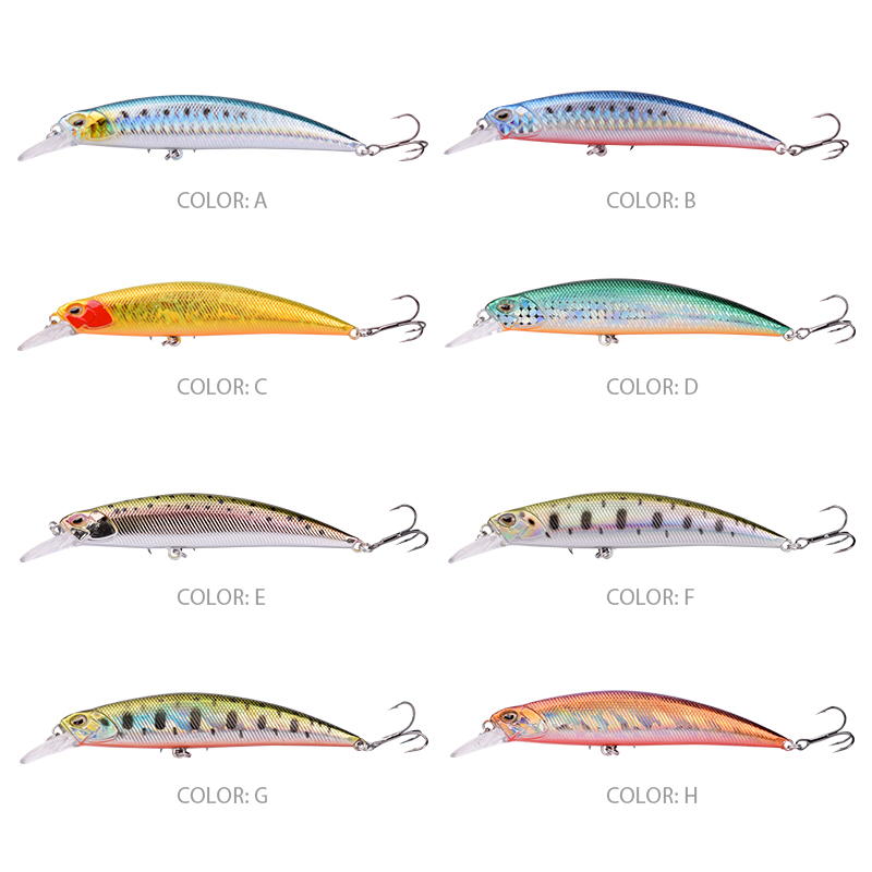 [ĂN LÀ DÍNH] mồi lure minnow M095 nặng 15gam, mồi giả câu cá chẽm cá hồng hiệu quả, mồi lure chìm câu biển dạ quang, mồi giả câu cá nhồng biển cá bass, mồi câu lure cá tráp cá măng, mồi giả câu cá biển cao cấp