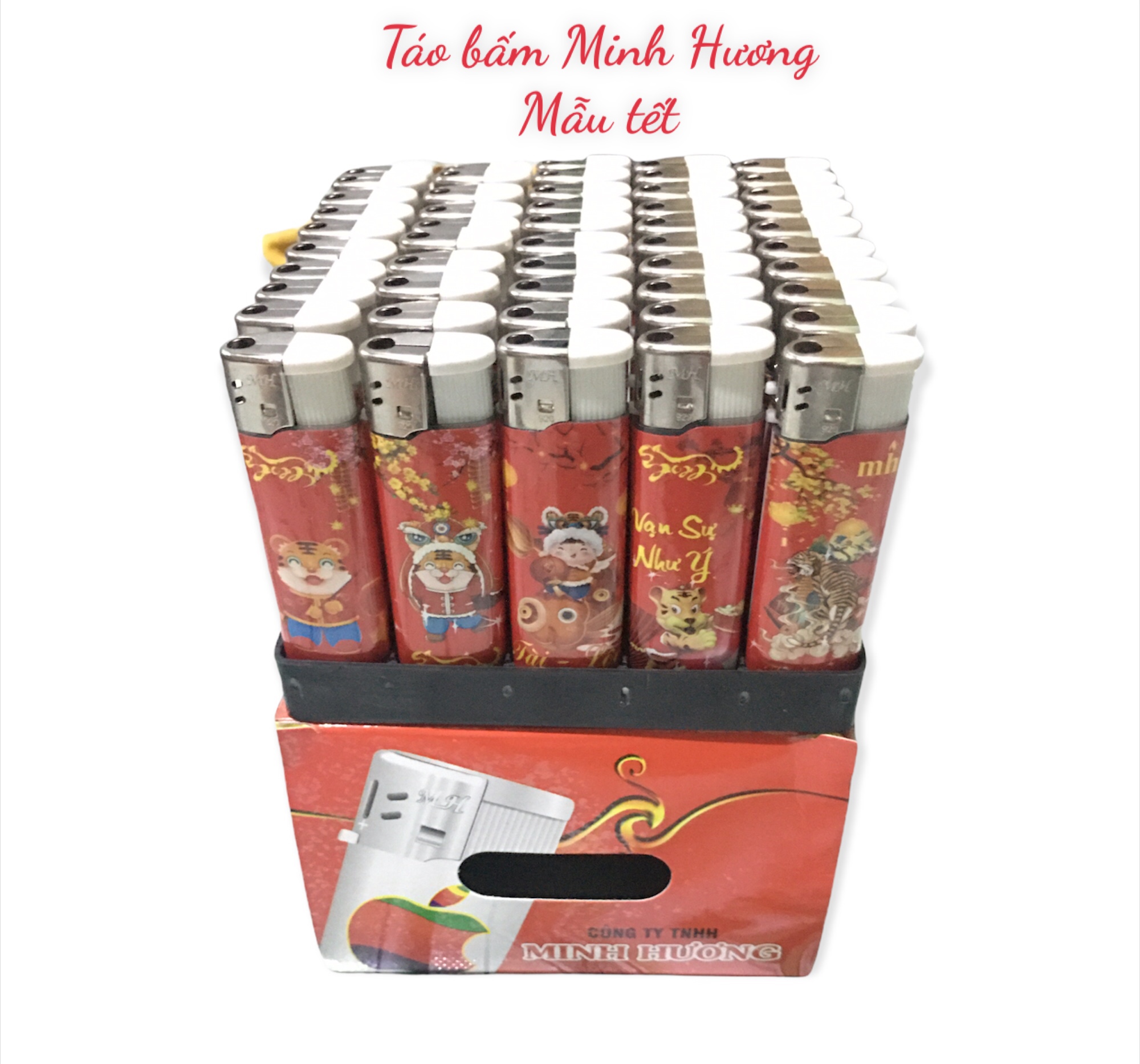 Quẹt Táo bấm Minh Hương ( hộp 50 cái )