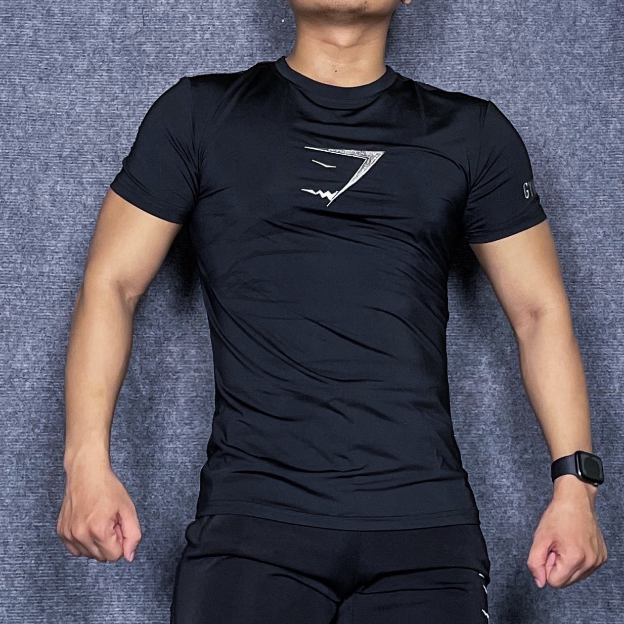 Áo thun nam thể thao DO GYM SHOP form ôm body, thun lạnh 4 chiều thoáng mát