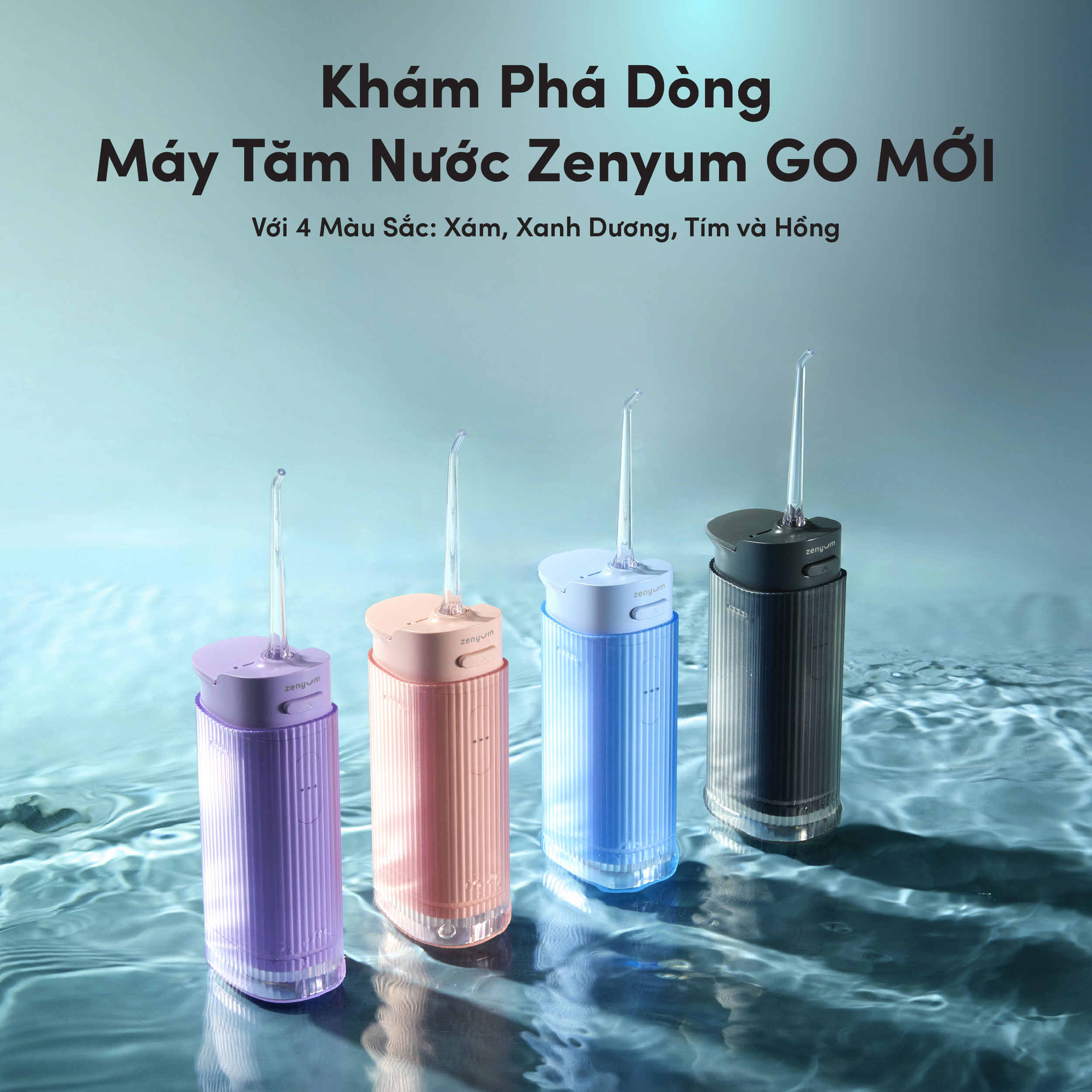 [MỚI] Máy Tăm Nước Zenyum Waterflosser Go