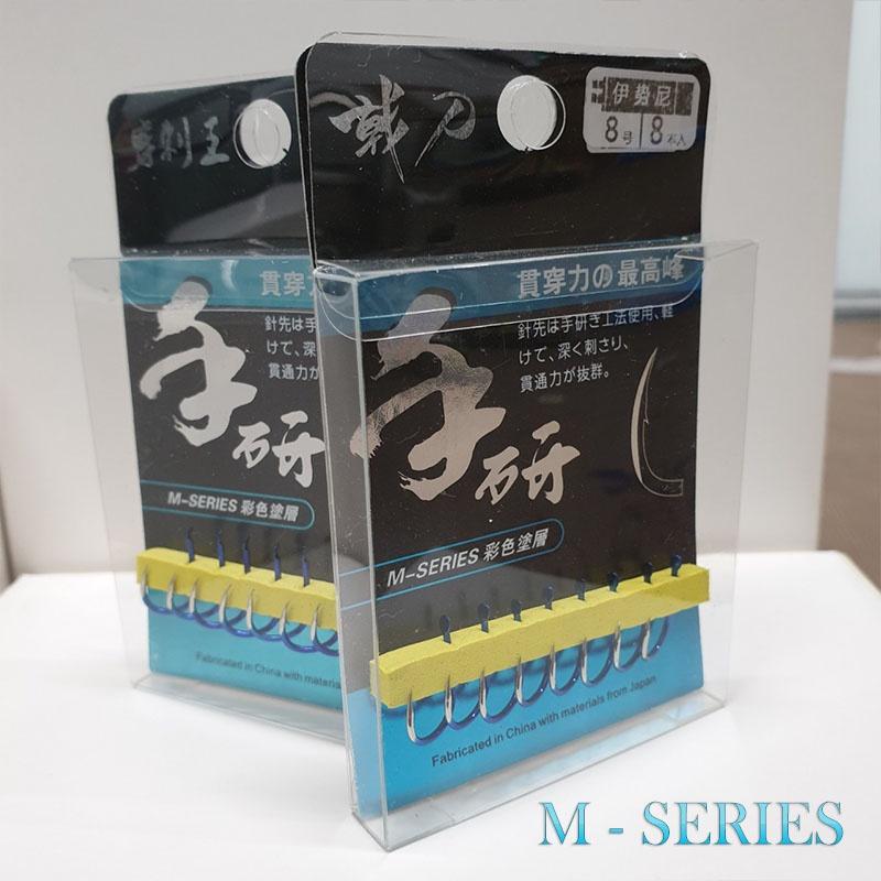 Lưỡi câu cá, móc đơn M-SERIES có ngạnh sắc bén PK15