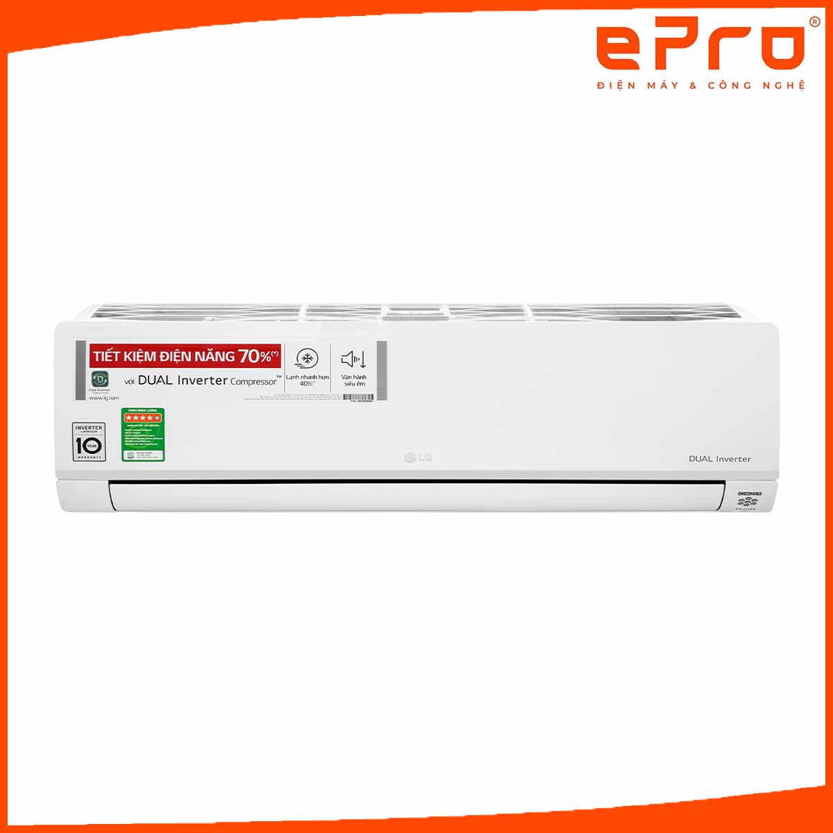 Máy Lạnh LG Inverter 1.5 HP V13API1 - Hàng chính hãng - Giao HCM và 1 số tỉnh thành