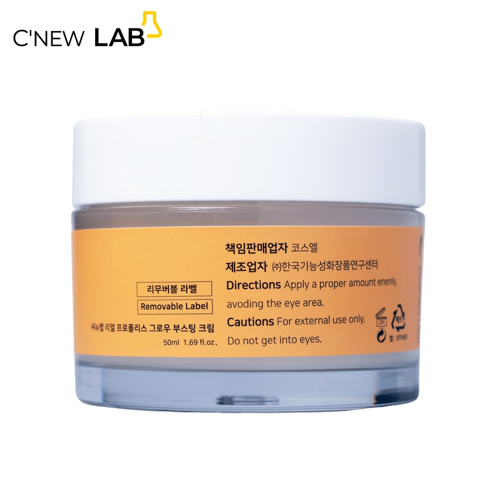 Kem Dưỡng Trắng Real Propolis Glow Boosting Cream C'NEW LAB Cung Cấp Dưỡng Chất, Giúp Da Trắng Sáng 50Ml