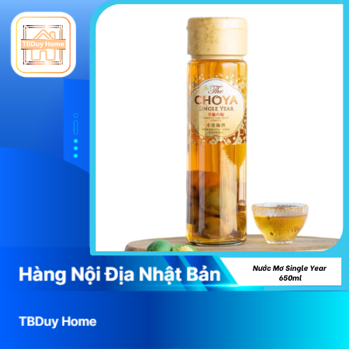 Rượu mơ Choya The Single Year 650ml Nhật Bản