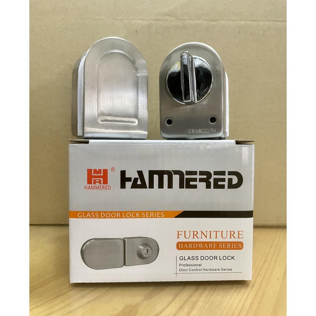Chốt cửa kính cường lực không cần khoan kính Hammerd