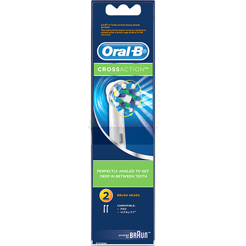 Đầu bàn chải thay thế bàn chải điện Oral-B CrossAction EB50 - Hàng chính hãng