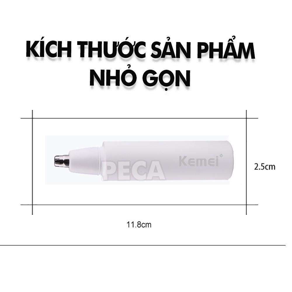 Máy tỉa lông mũi chuyên nghiệp Kemei KM-X4 dùng sạc USB tiện lợi, thiết kế nhỏ gọn dễ sử dụng