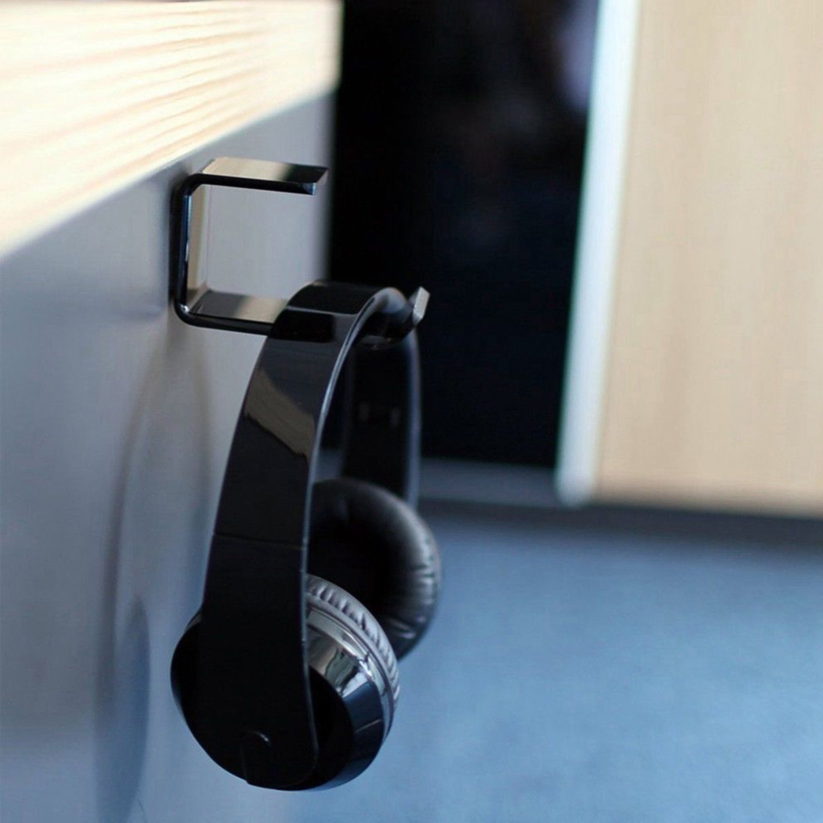 Giá Treo Tai Nghe Để Bàn Với Miếng Dán Chất Lượng Cao Hình Chữ L