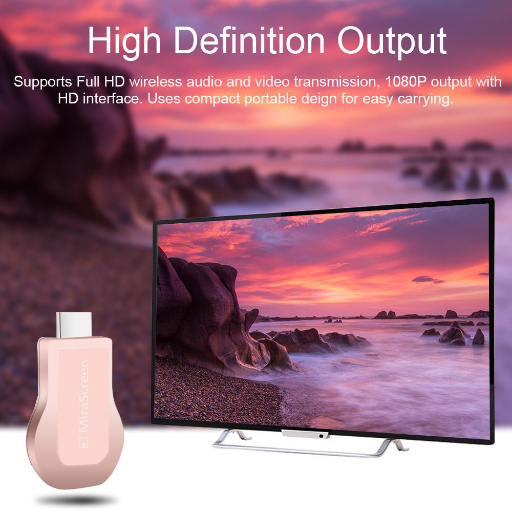 Bộ thu hiển thị Dongle không dây TV 1080P HD cho Android iOS