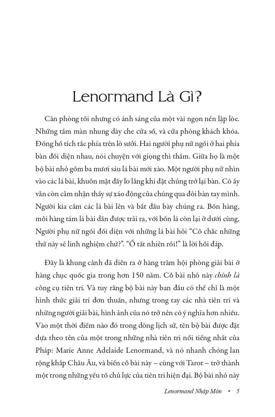 Sách - Lenormand Nhập Môn