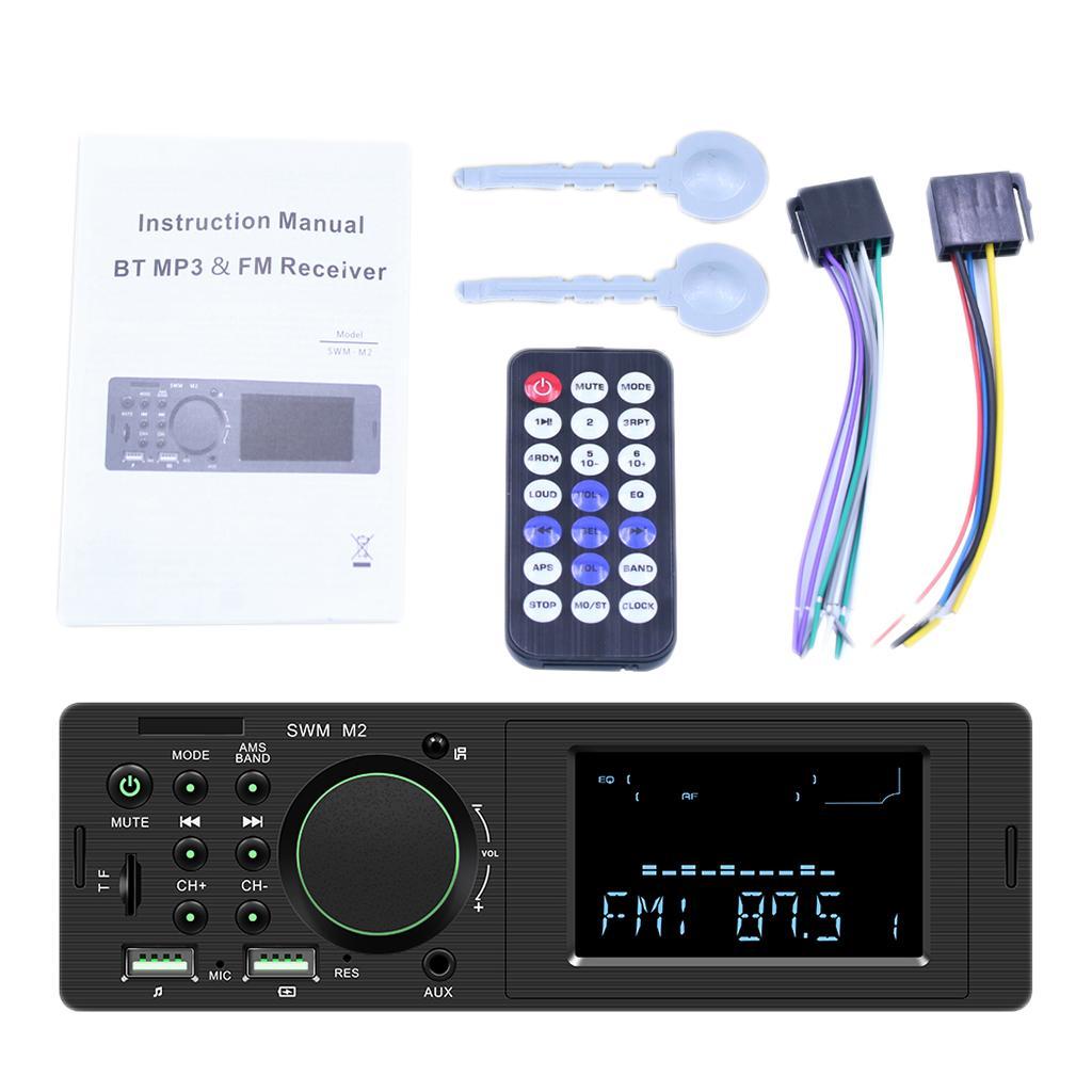 Car Radio MP3 Player Audio 87.5-108M Bluetooth Handsfree 4CH FM Music Player
