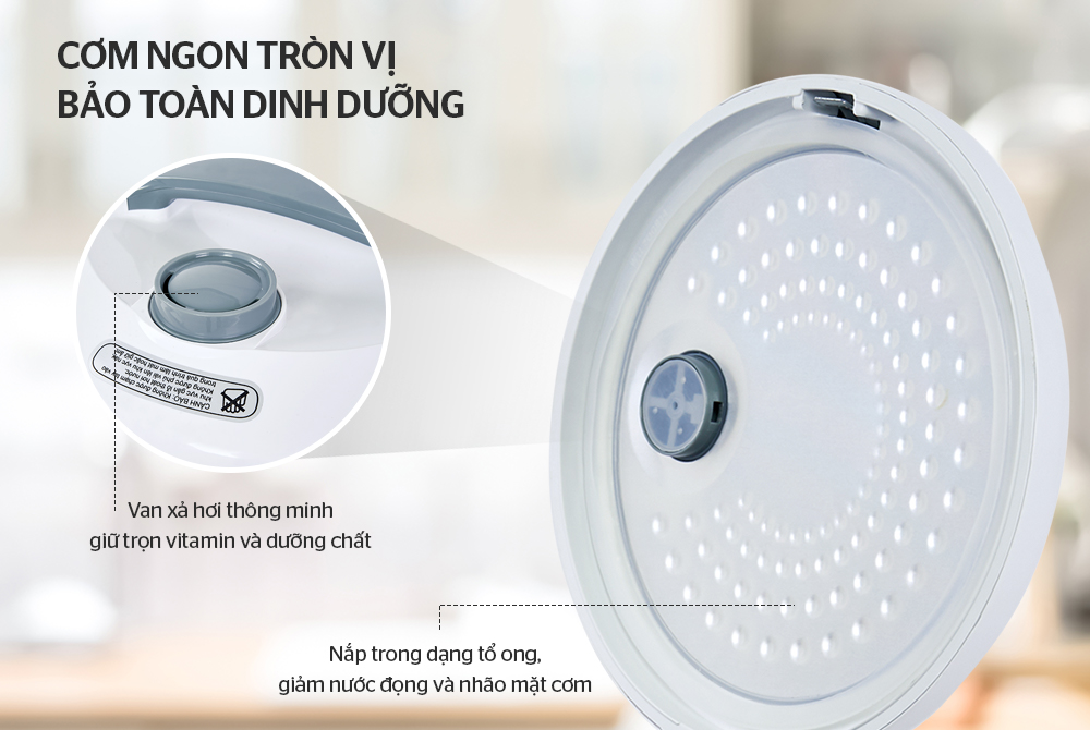 Nồi cơm điện 1.8L SUNHOUSE SHD8601 - Hàng chính hãng