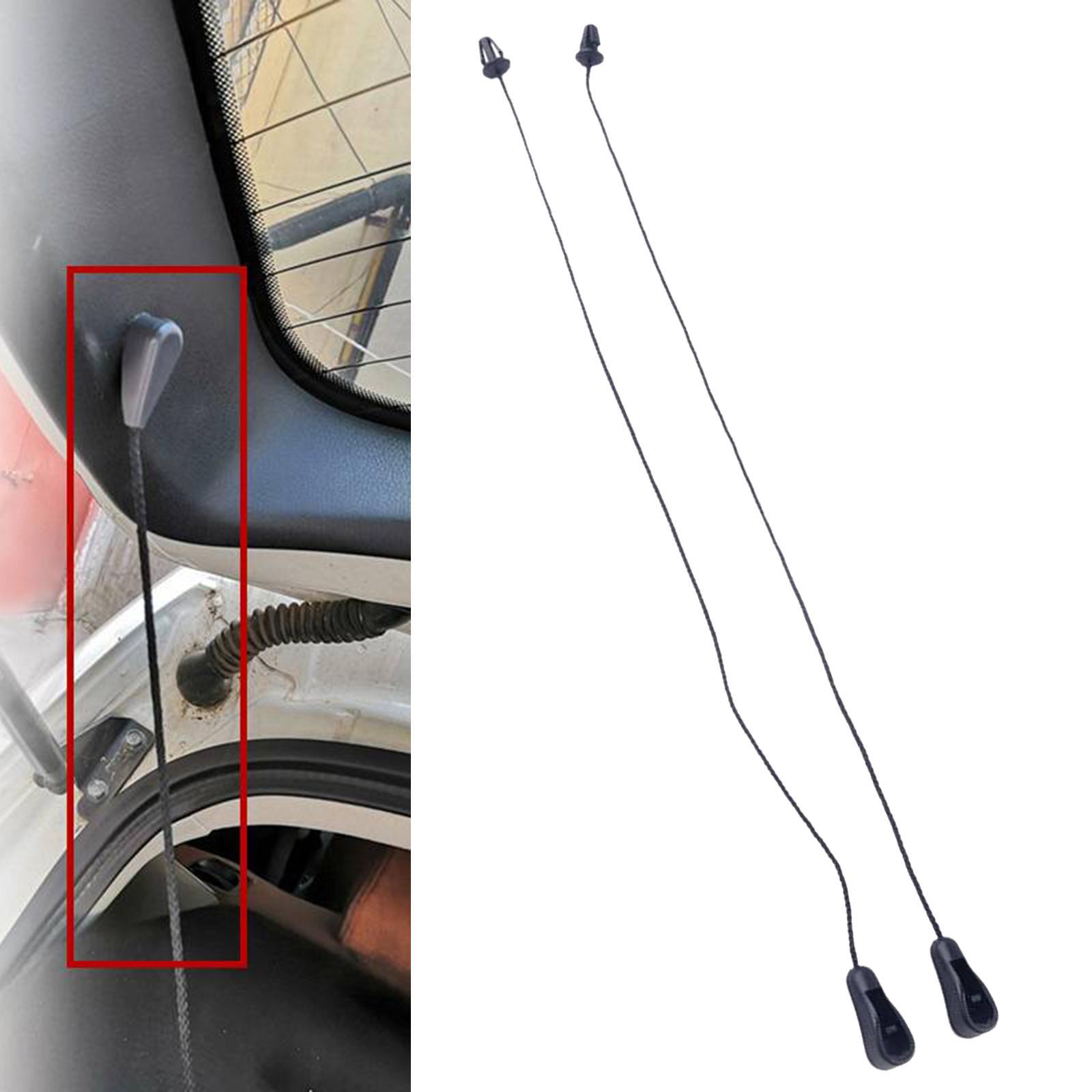 2x Rear Left Right Parcel Shelf Shelf Strings 4M51A46538Ab Package Tray Interior Auto Replacement parcel Shelf Tray Cover String Cords