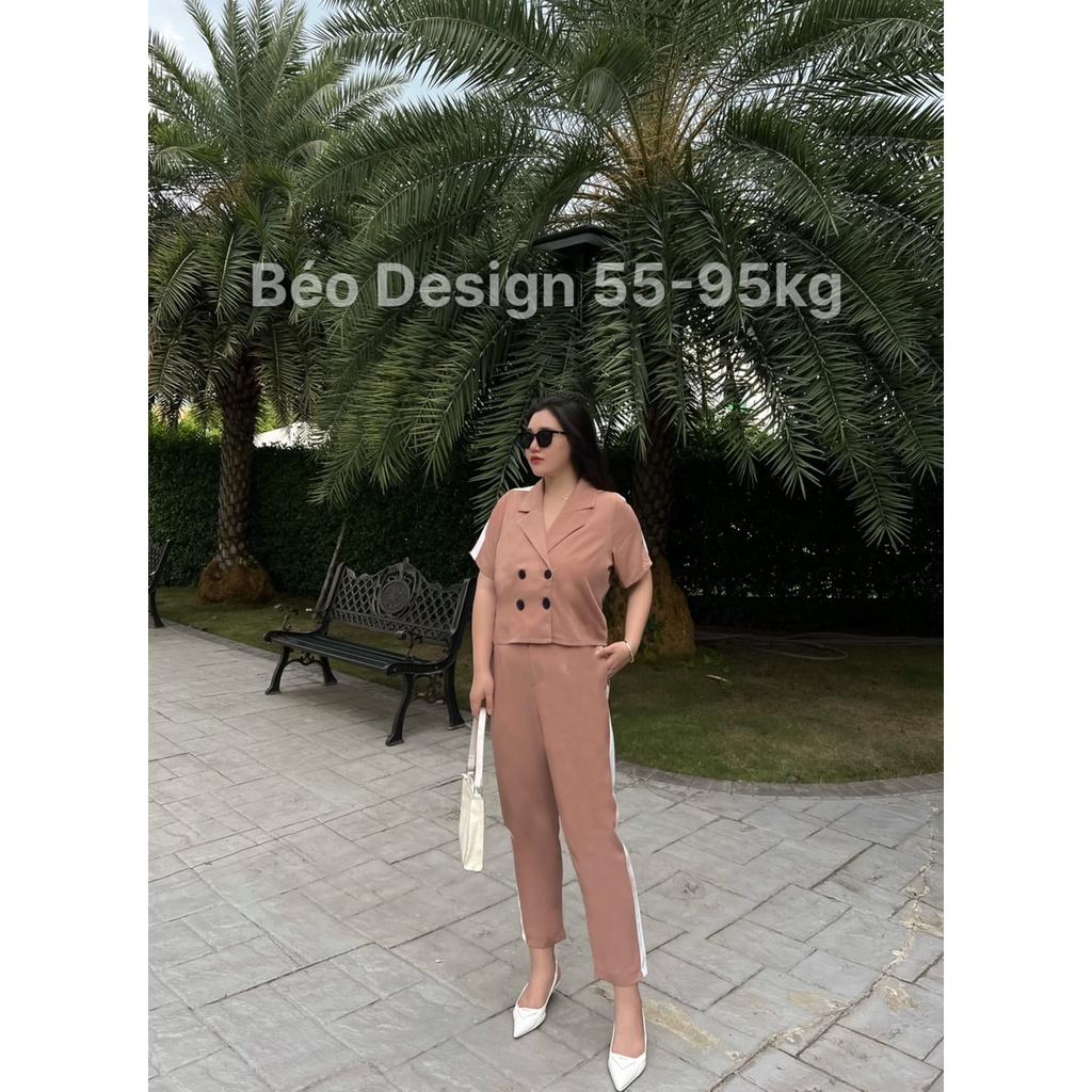 Set vest phối dọc Bigsize