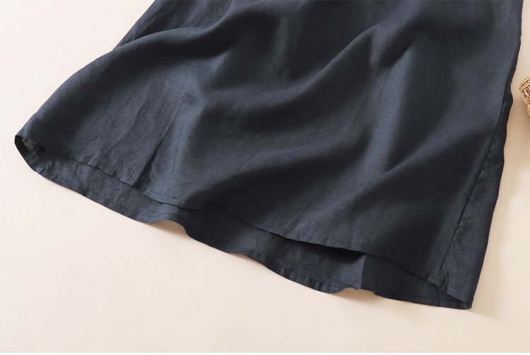 Hình ảnh Đầm linen dáng suông 2 túi ốp ngực trẻ trung ArcticHunter, thời trang thương hiệu chính hãng