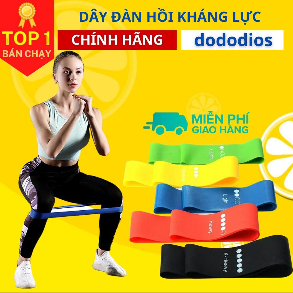 Dây kháng lực tập gym mini band dododios PK5109 hỗ trợ tập chân, đùi, mông, tay