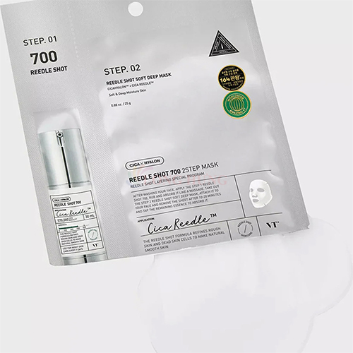 Set Tinh chất vi kim VT 700 Reedle Shot (1.5g) + Mặt nạ Deep Mask (25g) - Hàng chính hãng