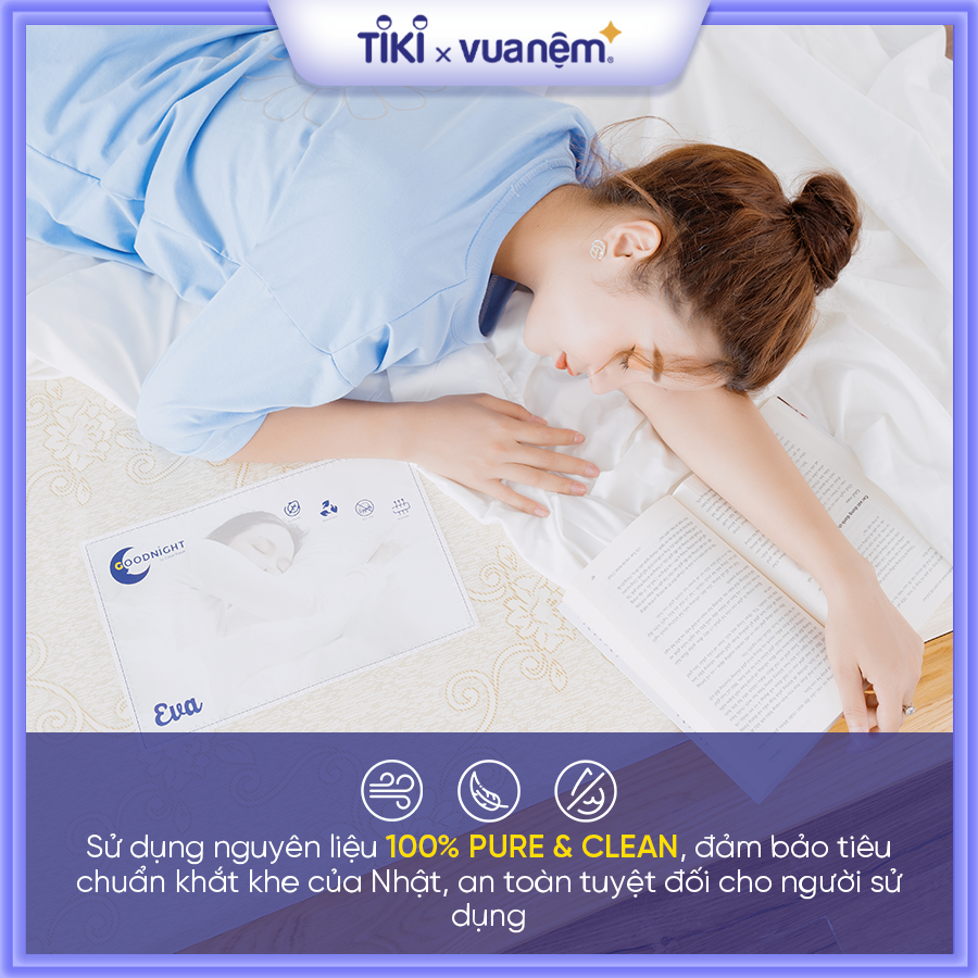 Nệm Foam Goodnight Eva êm ái, mềm mại, nâng đỡ cơ thể