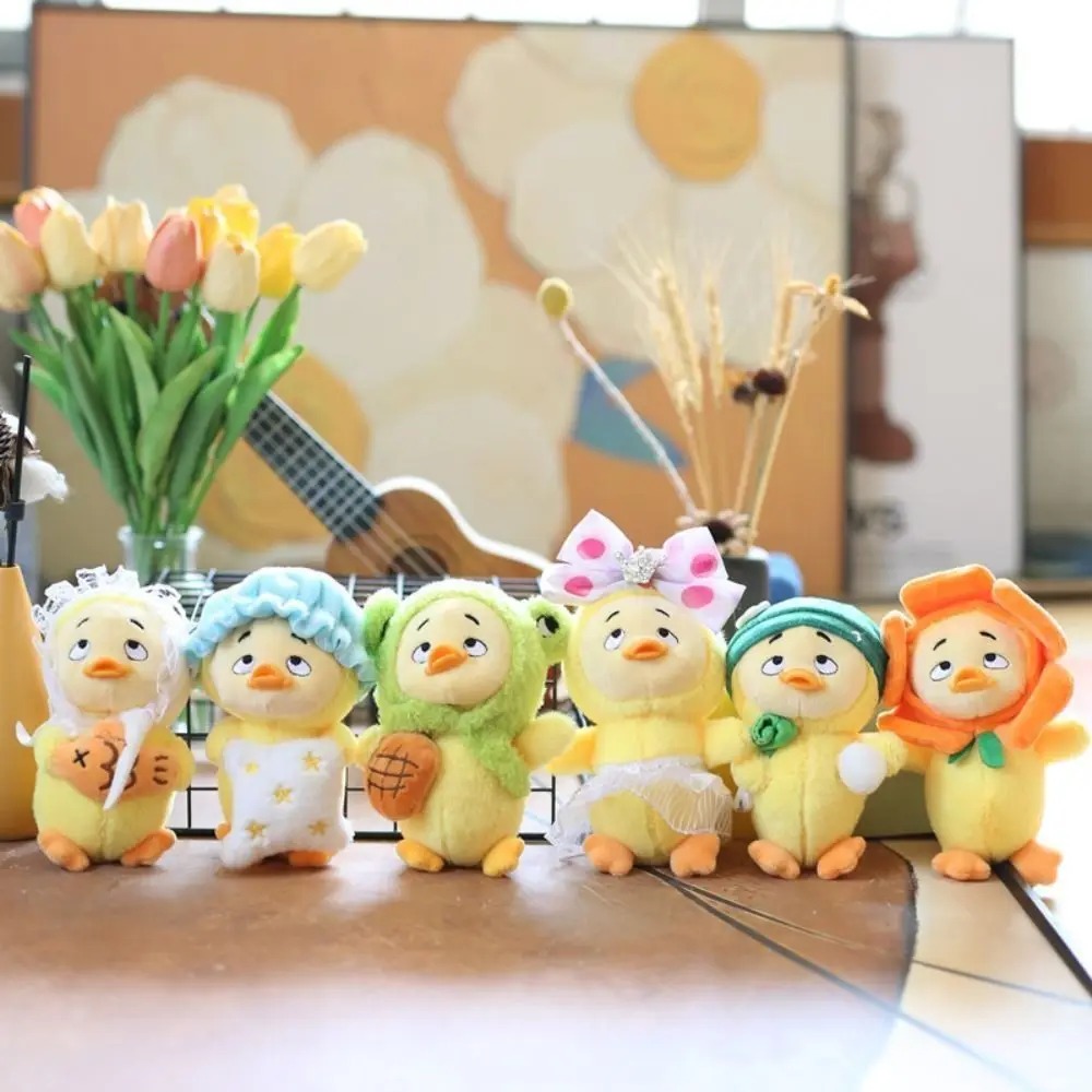 Thú nhồi bông vịt mặt quạo ngộ nghĩnh - Size 22cm - Quà tặng gấu bông Upsetduck êm mịn cho bé