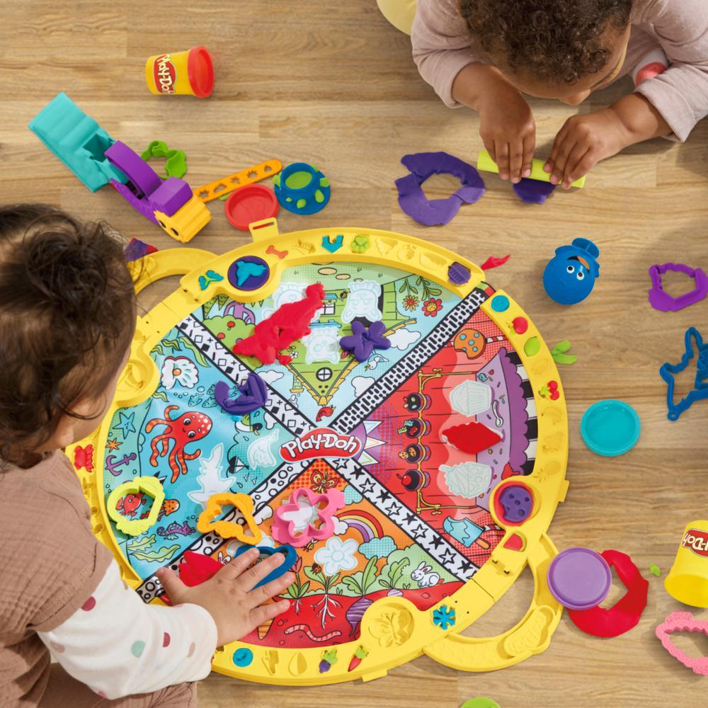 Đồ Chơi Bột Nặn Thảm Chơi Gắp Gọn Playdoh F9143