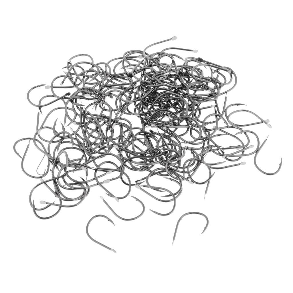 5 Boxes Fishing Hooks With Barbed Crab Hooks Outdoor Sports