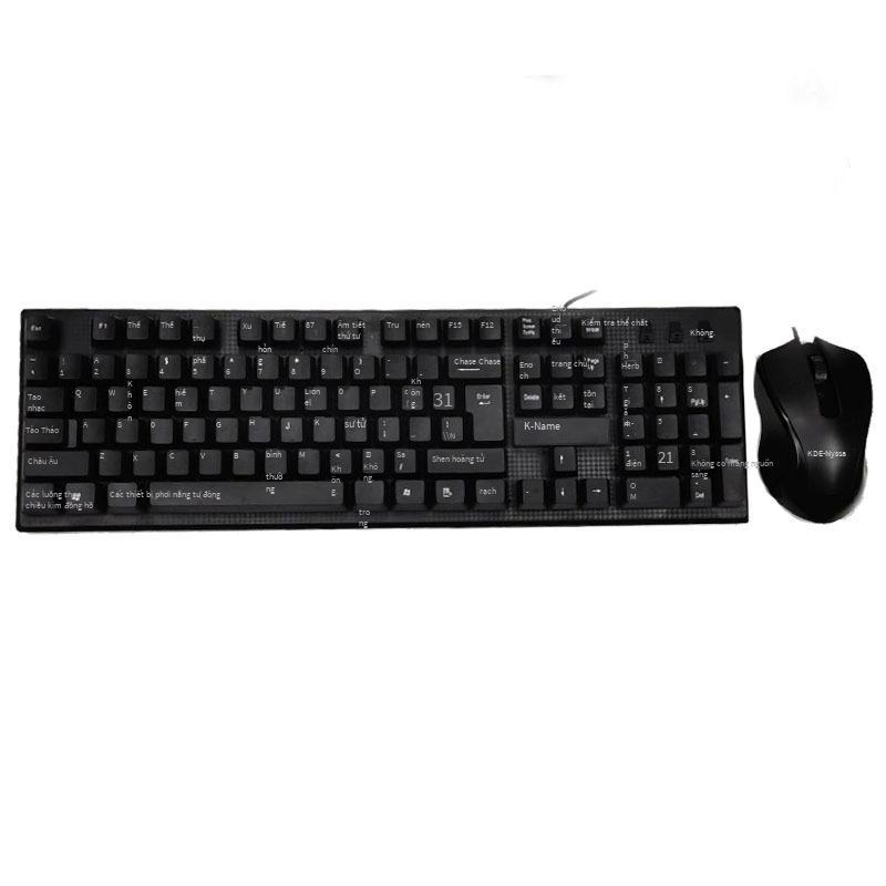 Bộ bàn phím và chuột Viper KM-100 được ưu đãi nhất Bộ bàn phím và chuột có dây USB trò chơi văn phòng cạnh tranh cafe internet
