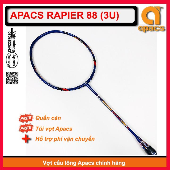 Vợt cầu lông Apacs Rapier 88 (3U) Vợt 3U giá rẻ nhất so với các dòng vợt trên thị trường -Có phiếu bảo hành