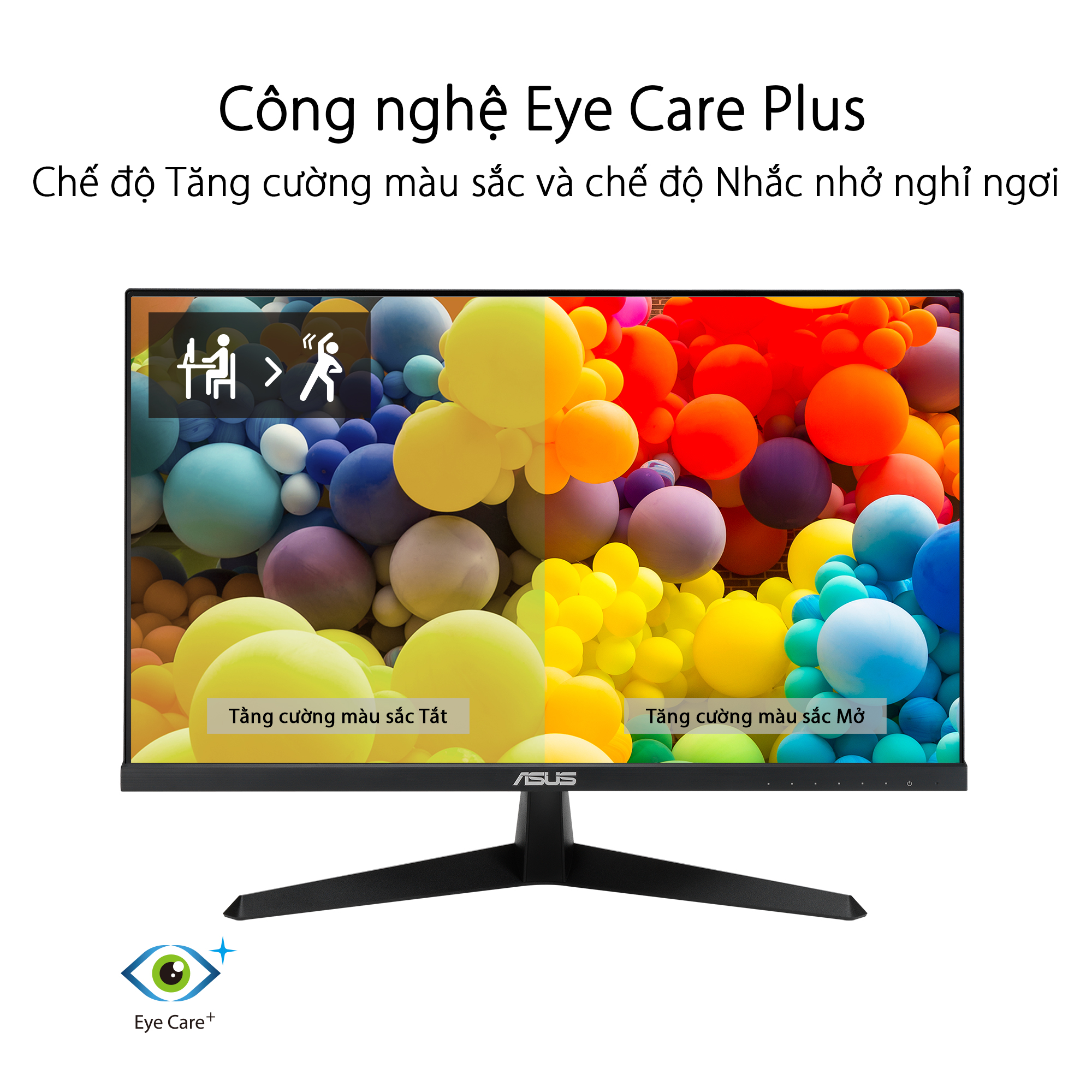 [Tặng chuột TUF Gaming M3] - Màn Hình Chơi Game Asus VY249HE (23.8inch/FHD/IPS/75Hz/1ms) - Hàng Chính Hãng