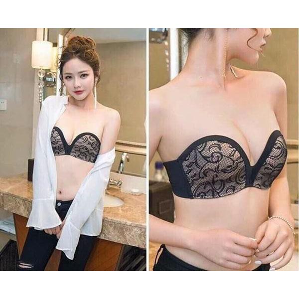 Áo lót nữ chống tụt không dây mặc đầm hở vai