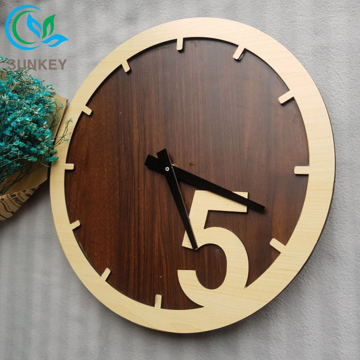 Đồng Hồ Treo Tường Trang Trí - Đường Kính 30cm - Trang Trí Tường, Nhà Cửa - Bảo Hành 1 Năm