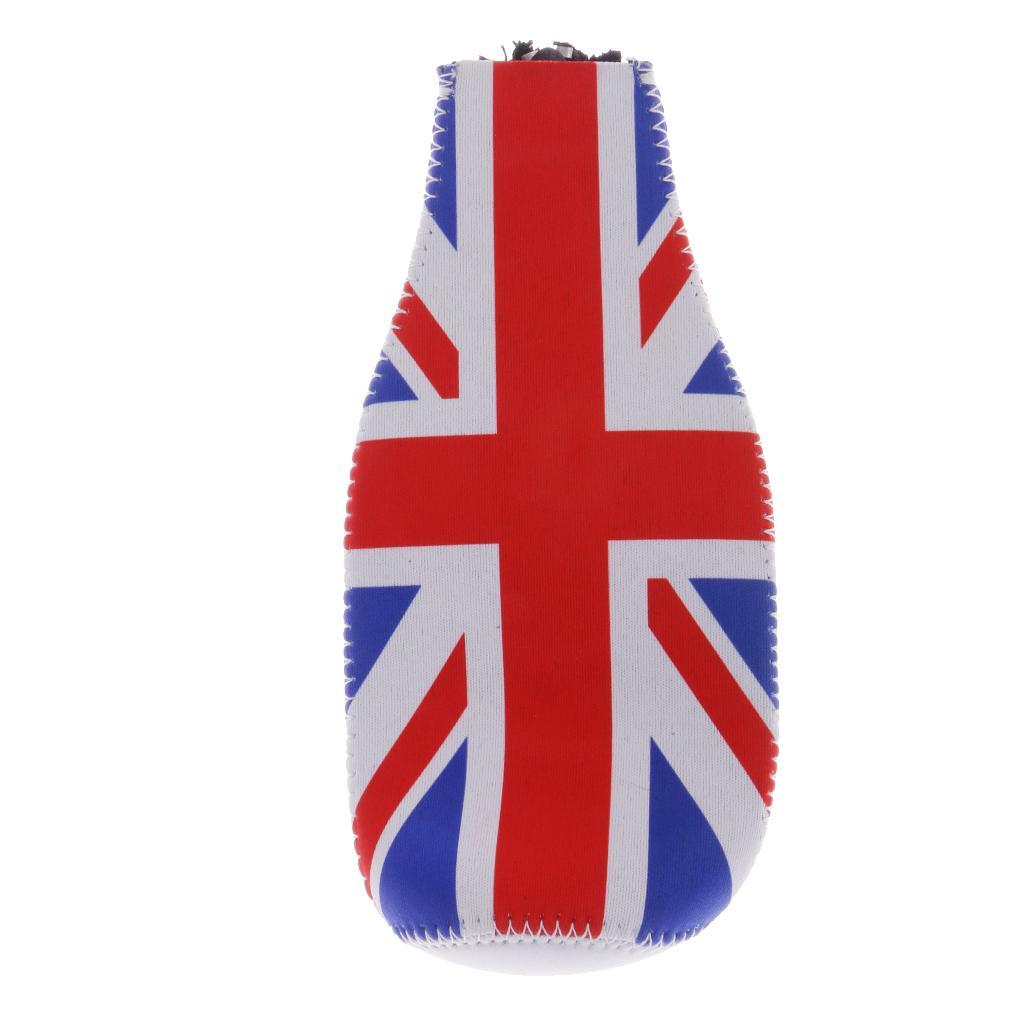 4PCS Union  UK Flag Stubby Beer Can Sleeve Holder Bottle Cooler Neoprene
