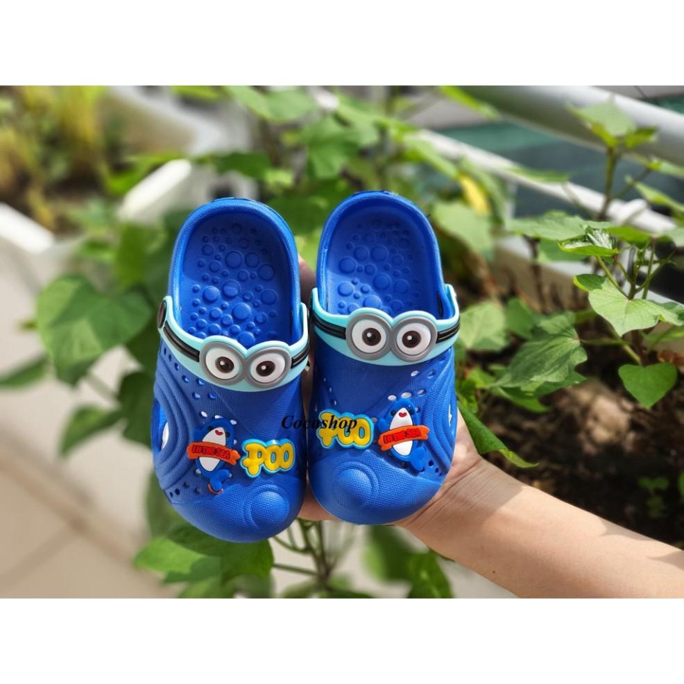 DÉP SỤC CÓ QUAI CHO BÉ TRAI BÉ GÁI MINION CUTE SIÊU ÊM CHÂN