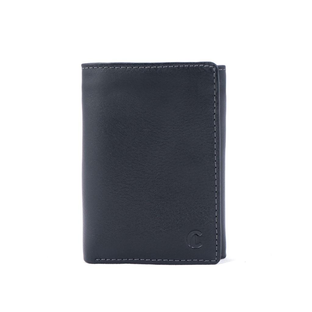 Ví Nam Đứng Gấp Ba Lechic Da Nappa LCM07 Hai Màu Cao Cấp