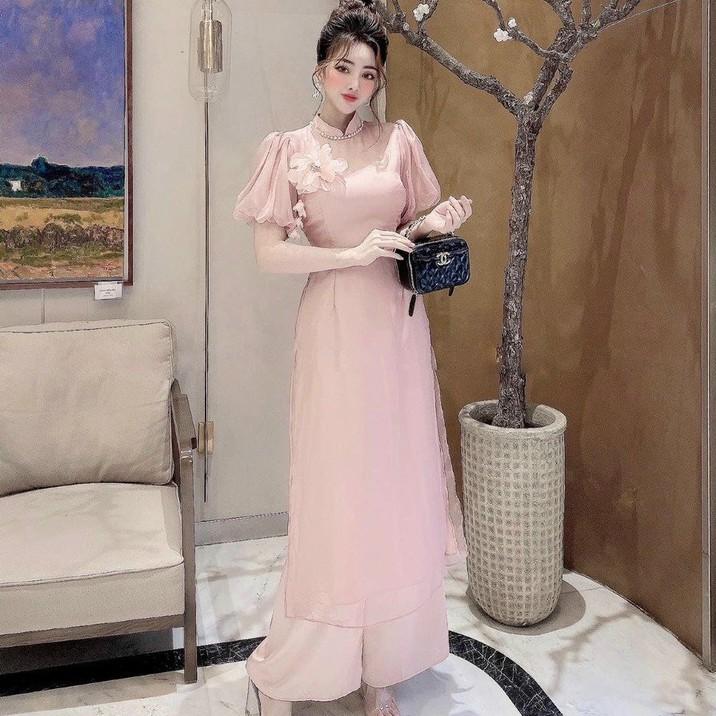 Áo Dài Đi Chơi LABELLE Nhiều Màu TKCC148