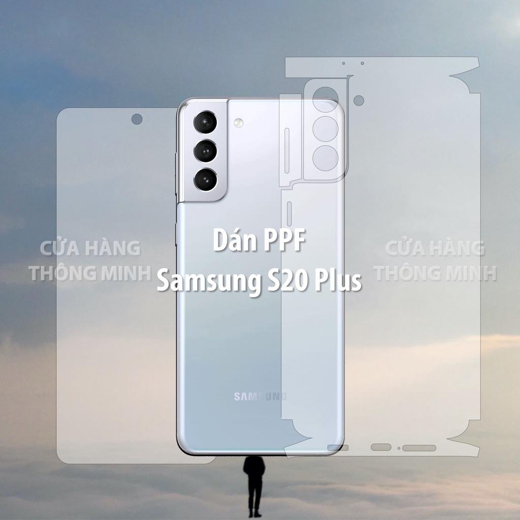 Tấm dán Samsung S21 Plus dán PPF mặt trước, dán mặt sau, dán màn hình, dán mặt lưng Full viền chuẩn