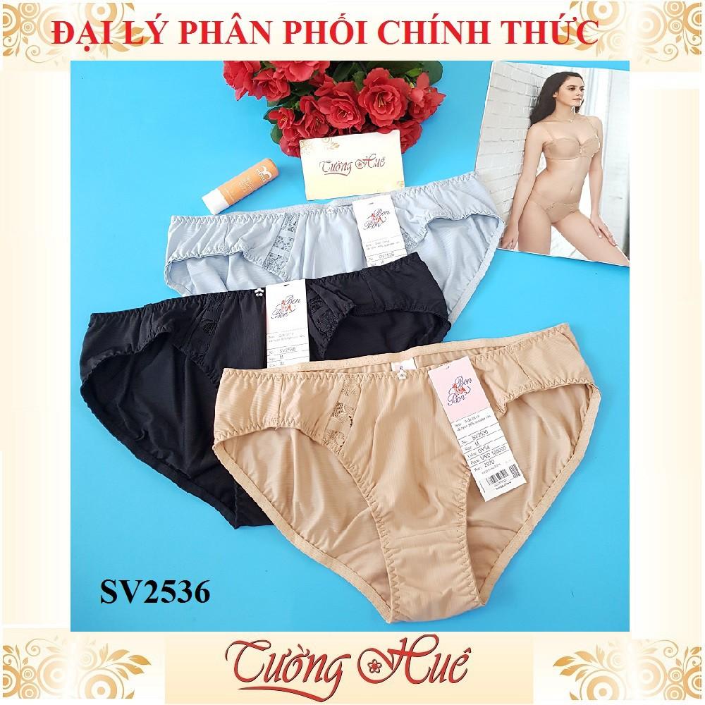 Quần lót nữ Bon Bon SV2536 quần lót trơn phối ren.