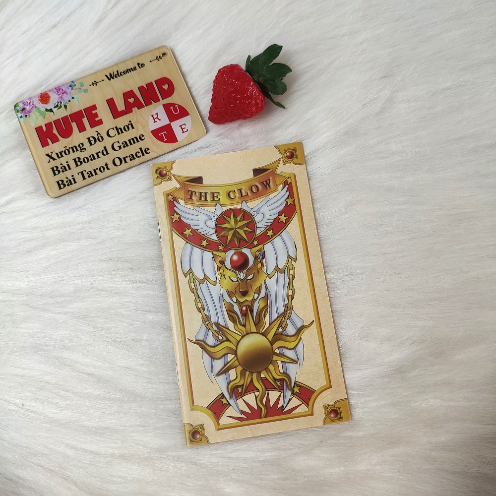 [Size Gốc] Bài Tarot Clow Sakura CardRaptor Phiên Bản Màu Nâu Tặng Đá Thanh Tẩy Và Link Hướng Dẫn Tiếng Việt