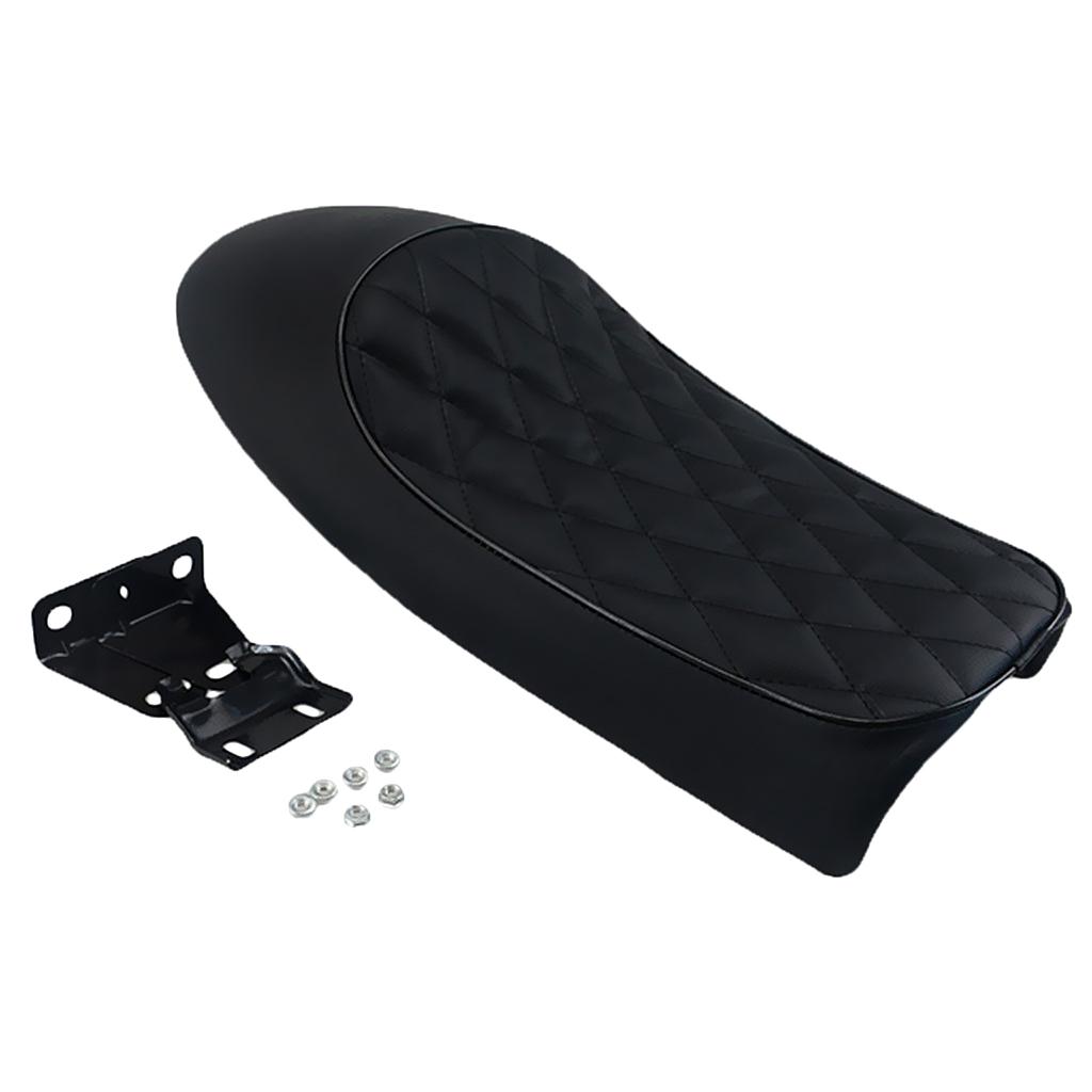 Black Vintage   Seat For   Suzuki Motorcycles