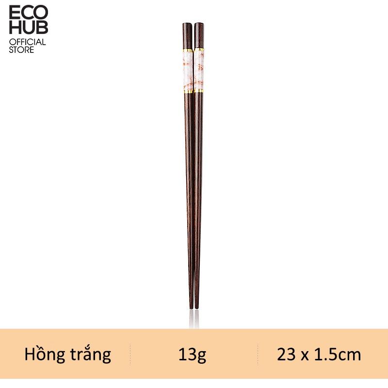 Đũa gỗ ECOHUB khảm đá 23cm E00318