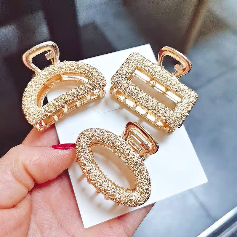 Kẹp Tóc Càng Cua Style Hàn Quốc - Kèm 1 Kẹp Tóc Ngọc Trai