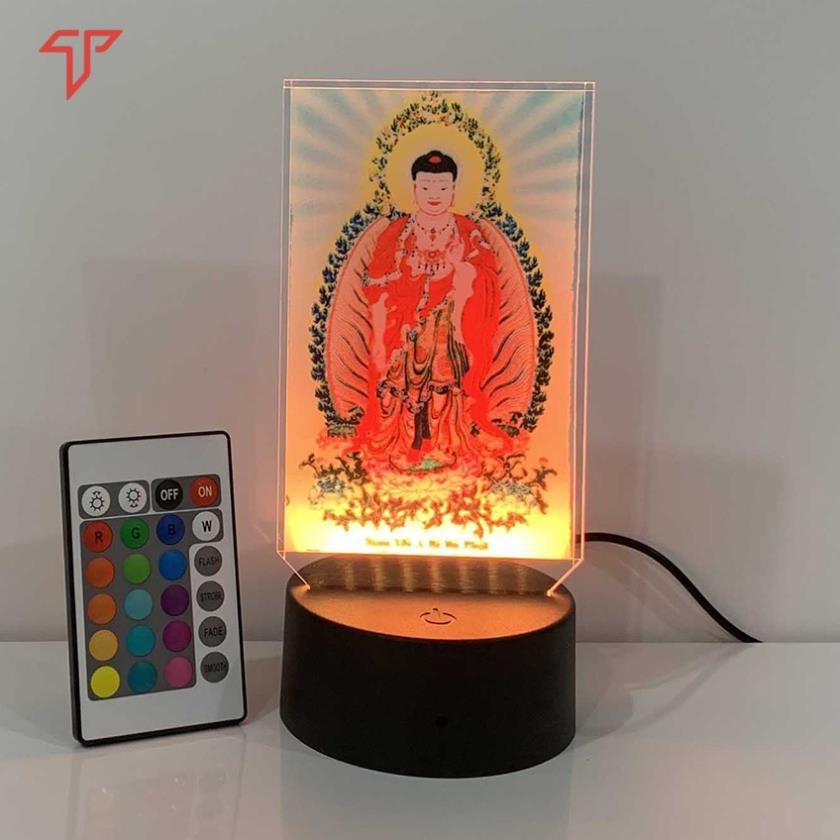 Đèn led để bàn, đèn trang trí hình Phật Thích Ca, Quan Âm Bồ Tát, Phật Adida nhiều mẫu